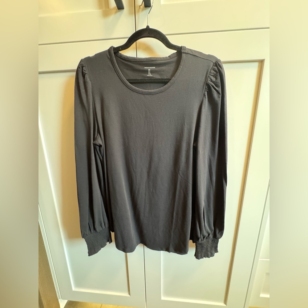 Women's Black Long Sleeve Tshirt